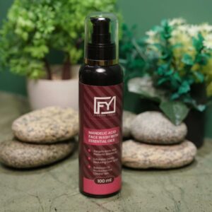 Youth Mandelic Acid Face Wash bottle with essential oils