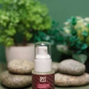 Youth Retinol 0.5% + Dual Peptide Serum bottle with essential oils