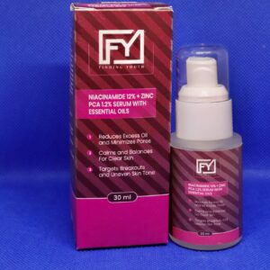 Youth Niacinamide 12% + Zinc PCA 1.2% Serum bottle on white background
